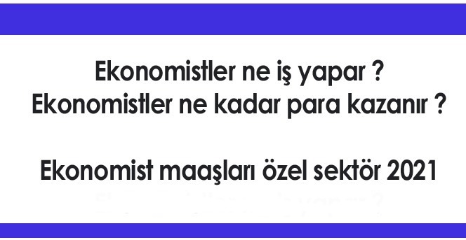 Ekonomist ne kadar para kazanır? Ekonomist yorumları ve maaşı